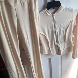 Cream Women's Pants & Jumpsuit Set